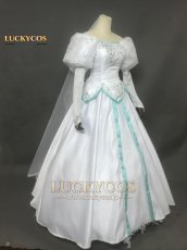 画像2: 人魚姫 リトル プリンセス マーメイド アリエル ドレス コスプレ衣装 (2)