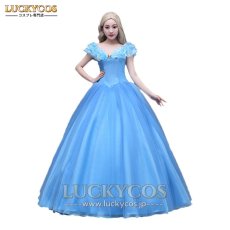 画像1: シンデレラ Cinderella プリンセス ドレス コスプレ衣装 (1)