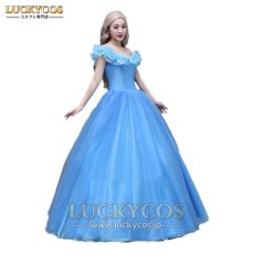 画像2: シンデレラ Cinderella プリンセス ドレス コスプレ衣装 (2)