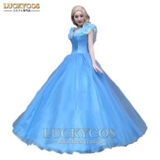 画像3: シンデレラ Cinderella プリンセス ドレス コスプレ衣装 (3)