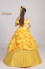 画像5: 美女と野獣 ベル プリンセス ドレス コスプレ衣装 (5)