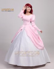 画像3: 人魚姫 リトル プリンセス マーメイド アリエル ドレス コスプレ衣装 (3)