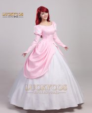 画像4: 人魚姫 リトル プリンセス マーメイド アリエル ドレス コスプレ衣装 (4)