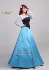 画像3: 人魚姫 リトル プリンセス マーメイド アリエル ドレス コスプレ衣装 (3)