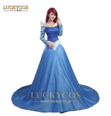 画像1: 人魚姫 リトル プリンセス マーメイド アリエル ドレス コスプレ衣装 (1)