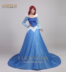 画像2: 人魚姫 リトル プリンセス マーメイド アリエル ドレス コスプレ衣装 (2)