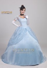 画像2: シンデレラ Cinderella プリンセス ドレス コスプレ衣装 (2)