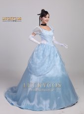 画像3: シンデレラ Cinderella プリンセス ドレス コスプレ衣装 (3)