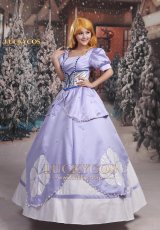 画像4: 小さなプリンセス ソフィア ドレス コスプレ衣装 (4)