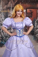 画像7: 小さなプリンセス ソフィア ドレス コスプレ衣装 (7)