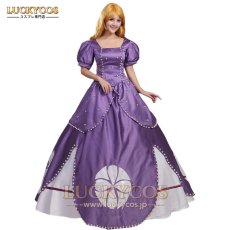 画像1: 小さなプリンセス ソフィア ドレス コスプレ衣装 (1)