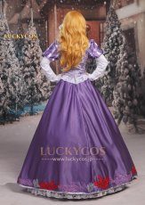 画像5: 塔の上のラプンツェル ラプンツェル Rapunzel ドレス コスプレ衣装 (5)