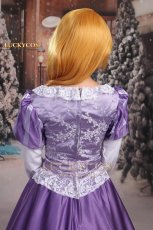 画像7: 塔の上のラプンツェル ラプンツェル Rapunzel ドレス コスプレ衣装 (7)