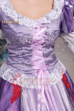 画像8: 塔の上のラプンツェル ラプンツェル Rapunzel ドレス コスプレ衣装 (8)
