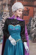 画像6: Frozen アナと雪の女王 アナ Anna ドレス コスプレ衣装 (6)