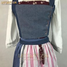 画像4: 2017映画 美女と野獣 ベル メイド服 コスプレ衣装 (4)