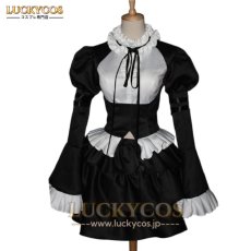 画像1: FAIRY TAIL フェアリーテイル エルザ·スカーレット メイド服 コスプレ衣装 (1)