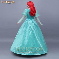 画像2: 人魚姫 リトル プリンセス マーメイド アリエル ドレス コスプレ衣装 (2)