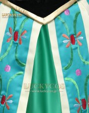 画像6: Frozen アナと雪の女王 アナ Anna ドレス コスプレ衣装 (6)