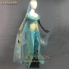 画像2: アラジンと魔法のランプ プリンセス アラジン Aladin ジャスミン ドレス コスプレ衣装 (2)