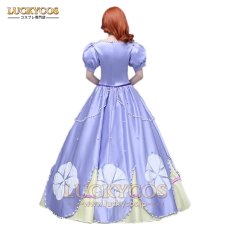 画像2: 小さなプリンセス ソフィア ドレス コスプレ衣装 (2)