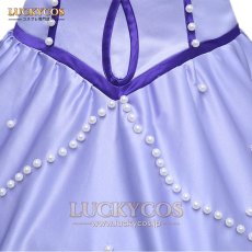 画像4: 小さなプリンセス ソフィア ドレス コスプレ衣装 (4)
