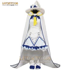 画像1: 初音ミク 雪ミク Magical Snow ver. 魔法少女 コスプレ衣装 (1)