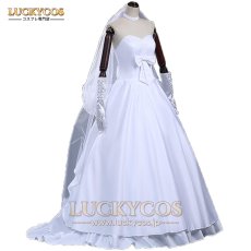 画像2: Fate/Zero フェイトゼロ アルトリア コスプレ衣装 (2)