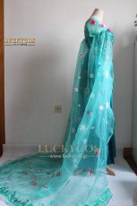 画像3: アナと雪の女王 エルサのサプライズ Frozen Fever エルサ Elsa ドレス コスプレ衣装 (3)