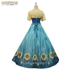 画像5: FROZEN アナと雪の女王 アナ Anna コスプレ衣装 (5)