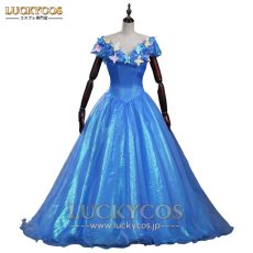 画像1: シンデレラ Cinderella プリンセス ドレス コスプレ衣装 (1)