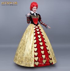 画像3: 不思議の国のアリス ハートの女王 ドレス コスプレ衣装 (3)