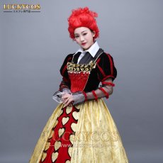 画像6: 不思議の国のアリス ハートの女王 ドレス コスプレ衣装 (6)