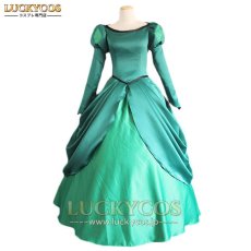 画像1: 人魚姫 リトル プリンセス マーメイド アリエル ドレス コスプレ衣装 (1)