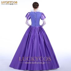 画像5: 塔の上のラプンツェル ラプンツェル Rapunzel ドレス コスプレ衣装 (5)