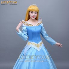 画像6: 眠れる森の美女 オーロラ姫 眠り姫 プリンセス ドレス コスプレ衣装 (6)
