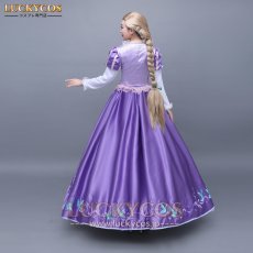 画像5: 塔の上のラプンツェル ラプンツェル Rapunzel ドレス コスプレ衣装 (5)