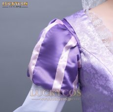 画像9: 塔の上のラプンツェル ラプンツェル Rapunzel ドレス コスプレ衣装 (9)