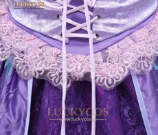 画像10: 塔の上のラプンツェル ラプンツェル Rapunzel ドレス コスプレ衣装 (10)