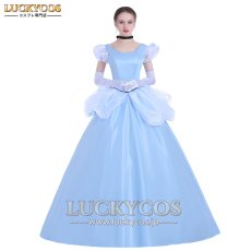 画像1: シンデレラ Cinderella プリンセス ドレス コスプレ衣装 (1)