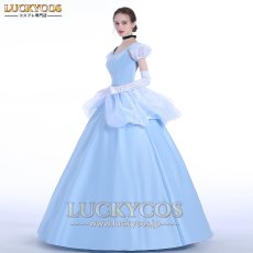画像3: シンデレラ Cinderella プリンセス ドレス コスプレ衣装 (3)