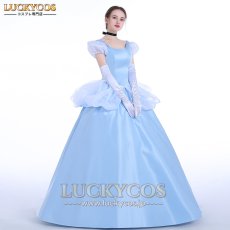 画像4: シンデレラ Cinderella プリンセス ドレス コスプレ衣装 (4)