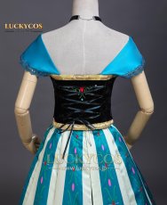 画像5: Frozen アナと雪の女王 アナ Anna ドレス コスプレ衣装 (5)