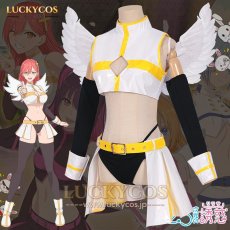 画像1: 2.5次元の誘惑 喜咲アリア 天使空挺隊 翼付き コスプレ衣装 (1)