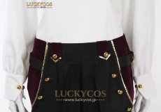 画像14: あんスタ あんさんぶるスターズ! 蓮巳敬人 神崎颯馬 鬼龍紅郎 悠久の鬼 スカーレットハロウィン コスプレ衣装 (14)