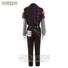 画像4: あんスタ あんさんぶるスターズ! Crazy:B UNDEAD U.S.A. 天城燐音 HiMERU 桜河こはく 椎名ニキ 朔間零 羽風薫 大神晃牙 乙狩アドニス コスプレ衣装 (4)