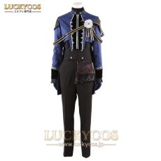 画像13: あんスタ あんさんぶるスターズ! 青藍人形館 UNDEAD 朔間零 羽風薫 乙狩アドニス 大神晃牙 コスプレ衣装 (13)