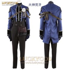 画像18: あんスタ あんさんぶるスターズ! 青藍人形館 UNDEAD 朔間零 羽風薫 乙狩アドニス 大神晃牙 コスプレ衣装 (18)