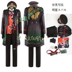 画像24: あんスタ あんさんぶるスターズ! SHUFFLE×未知の聖夜とナイトヘッド Flambé！衣装 天城燐音 伏見弓弦 明星スバル 真白友也 七種茨 コスプレ衣装 (24)