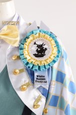画像14: ツイステ ツイステッドワンダーランド 薔薇の王国のホワイトラビットフェス ラビット・ウェア デュース Deuce コスプレ衣装 (14)